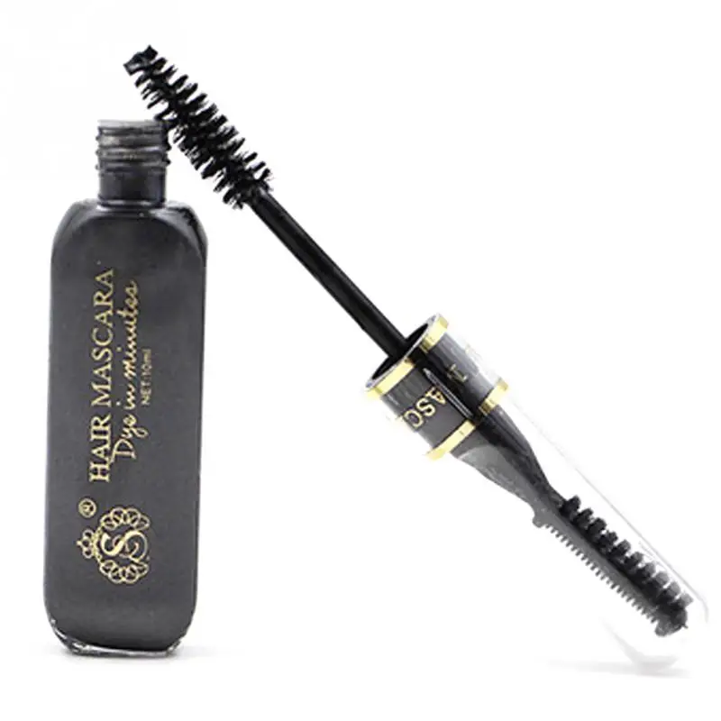 New Temporary Color Hair Dye Mascara Non-toxic Hair Mix Color Dyeing Salon Stick Hair Care Products - Цвет: Black