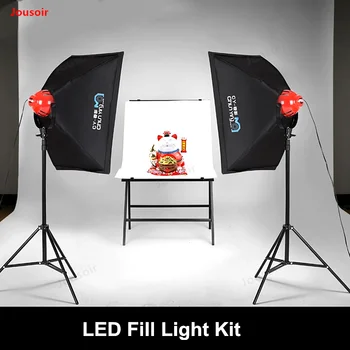 

Red Head Light Kit LED Photography Lamp Fill Light set Softbox indoor Continous light Still Life Portrait shooting CD50 T11