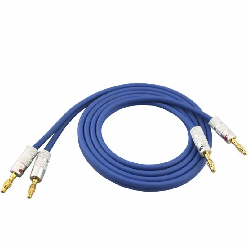 Banana Plug Speaker Cable Home theater Subwoofer Audio Amplifier Cable