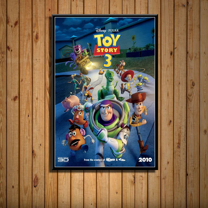 Posters and Prints Toy Story 4 Movie Poster Wall Art Picture Canvas Painting for Room Home Decor