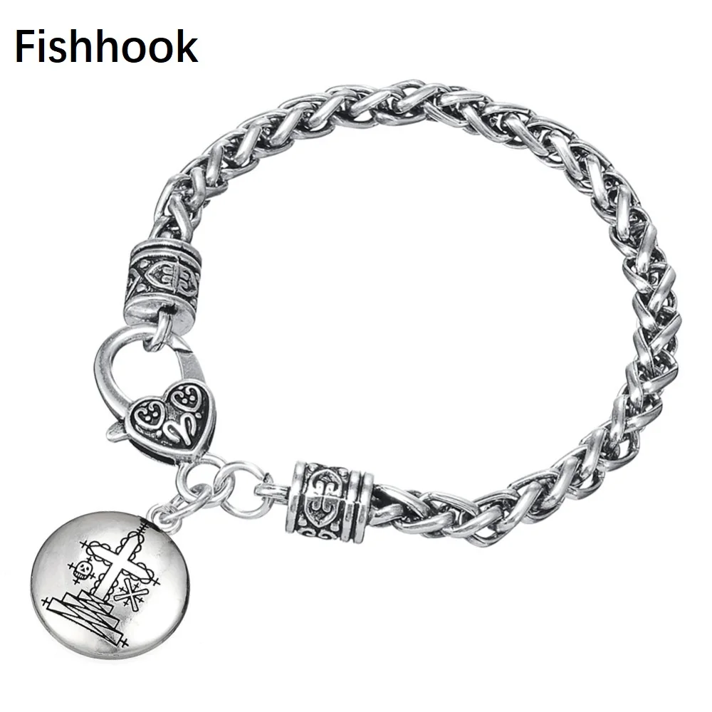 Fishhook Hoodoo Amulet Steampunk браслет Voodoo Veve подвеска ювелирные изделия женские браслеты