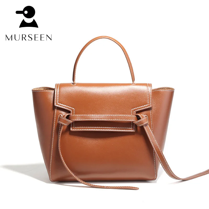 

women genuine leather handbags tote high quality shoulder crossbody bags luxury brand fashion lady real leather top-handle bags