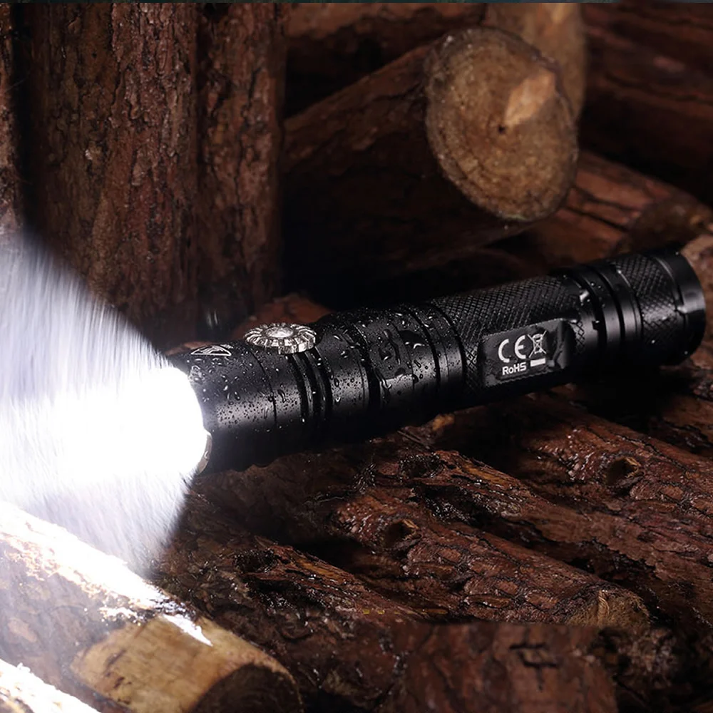 

Wholesale Spotlight NITECORE EC22 Rotary Switch Infinitely Variable Brightness 1000LM LED Flashlight Waterproof Outdoor Lighting