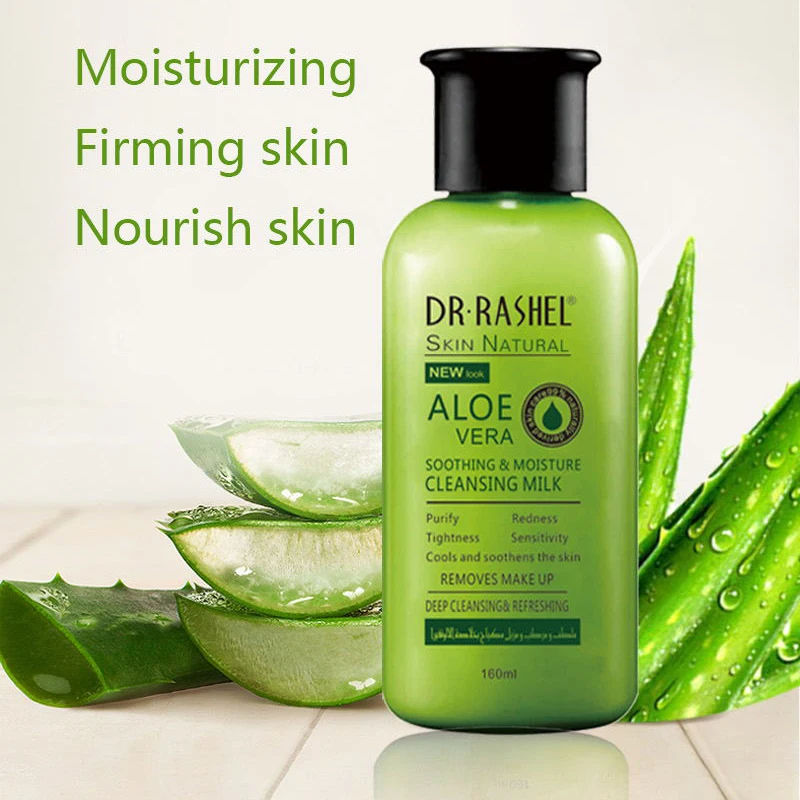 

DR.RASHEL Whitening After-sun Repair Remover Aloe Vera Cleansing Milk Soothing Moisture Firming Nourish Purify Tightness 160 Ml