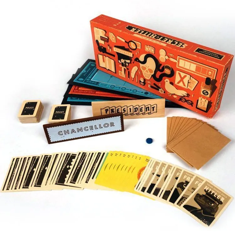 

SECRET HITLER anti-human table game Uncovering Hitler secret English version puzzle game card party family school game