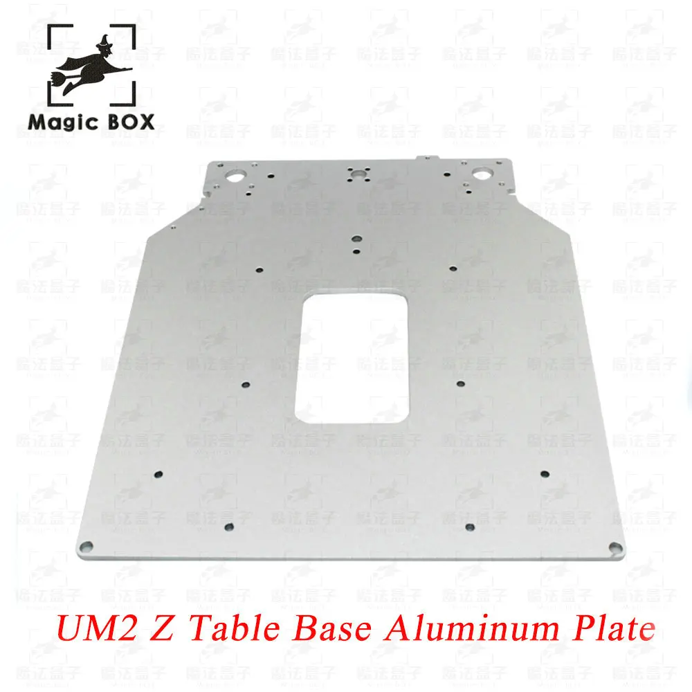 

Free shipping Ultimaker 2 UM2 Z Table Base Plate platform bracket supporting aluminum heated hot bed plate 3D printer parts