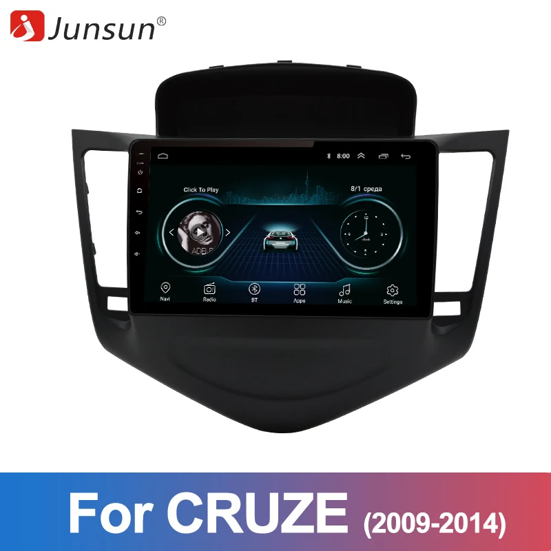 

Junsun 2 Din Multimedia Video Player Android 8.1 GPS Navigation Radio WIFI OBD2 For Chevrolet CRUZE 2009 2010 2011-2014 no DVD