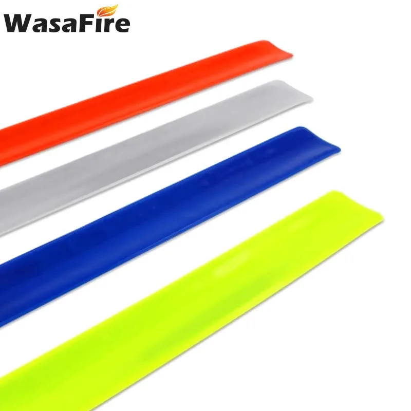 Discount Hot sale Reflective Tapes Bike Stickers Running Cycling Reflective Strip Safety Warning Light Bicycle Bind Pants Leg Strap 3