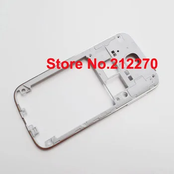 

Free DHL EMS Original New Middle Frame Bezel Housing Case With Side Buttons For Samsung Galaxy S4 i9500 i9505 Silver 100pcs/lot