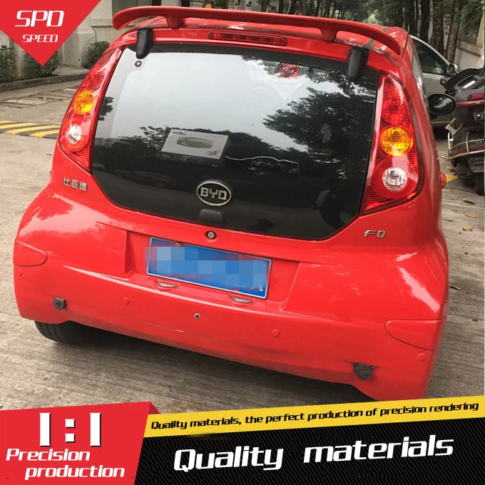 

For Geely Byd F0 Spoiler ABS Material Car Rear Wing Primer Color Rear Spoiler For Geely Byd F0 Spoiler 2010-2014