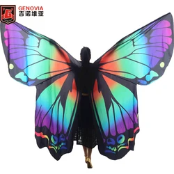 New 2017 Butterfly Belly Dance Costume 360 Isis Wings Egyptian Dance Wear Women Cape Cloak Dance Fairy Wing Wings and sticks New 2017 Butterfly Belly Dance Costume 360 Isis Wings Egyptian Dance Wear Women Cape Cloak Dance Fairy Wing Wings and sticks