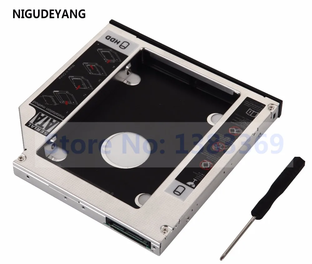 Nigudeyang 2nd 12.7 мм жесткий диск HDD SSD Caddy для HP Pavilion G6 g6-2303sm g6-1241ea