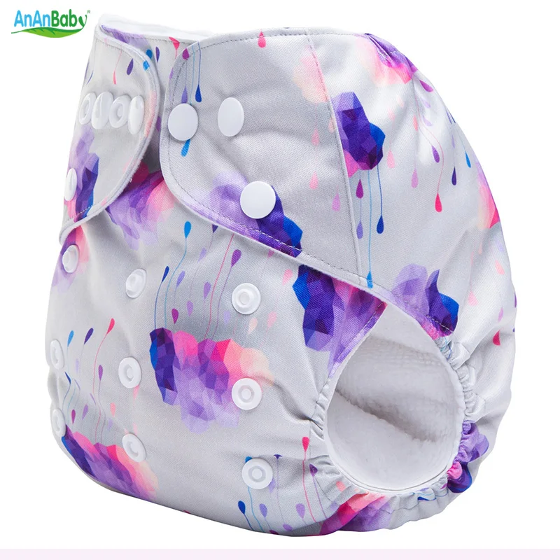 New Arrive Double Row Snaps Baby Diaper Accept Custom Order AIO Cloth