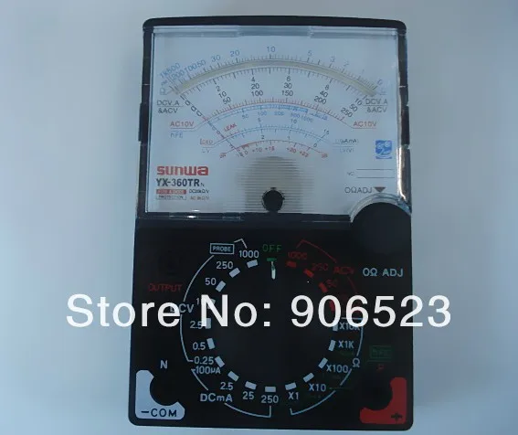 

free shipping YX-360TRN Pointer Multimeter Analog meter AC DC Volt Ohm current Testing Electrical Multi tester