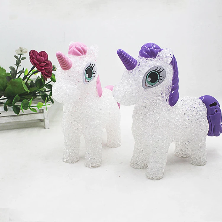 Cartoon unicorn LED Night Light Lighted Toys Colorful Changing table lamp 7