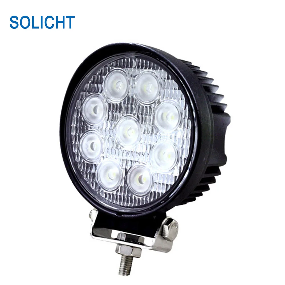 SOLICHT 27W ROUND LED WORK LIGHT