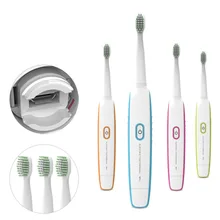 Latest USB Rechargeable Electric Toothbrush Sound Vibration Waterproof Sonic Electric Tooth Brush Get 4 Heads Teeth Brush