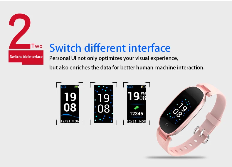 s3 / S3 Plus Smart Watch Waterproof Women smart band Heart Rate Monitor Smartwatch relogio inteligente For Android IOS Xiaomi