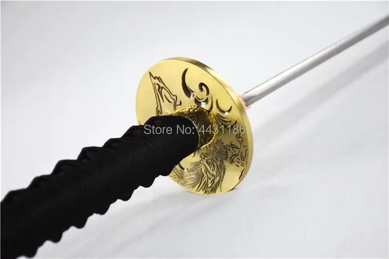Японский прямой нож ручной работы из 1060 углеродистой стали, острый японский меч ниндзя, катана, Самурай, настоящие мечи для косплея