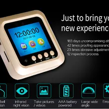 TS101 Wi Fi Беспроводной Smart глазок видео звонок 720P HD Камера с ИК Пир