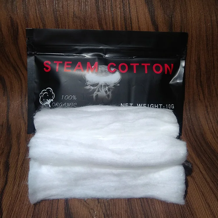 

1bag/2bags RDA Vape Organic Cotton For DIY Reload X Profile Atomizer Coil Wick VS Cotton Bacon Ecig Accessory