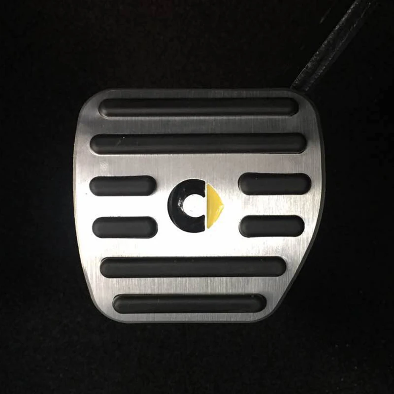 2pcs Car Modified Accelerator Gas Pedal Brake Footrest Interior Accessories For Mercedes smart 453 fortwo forfour car styling