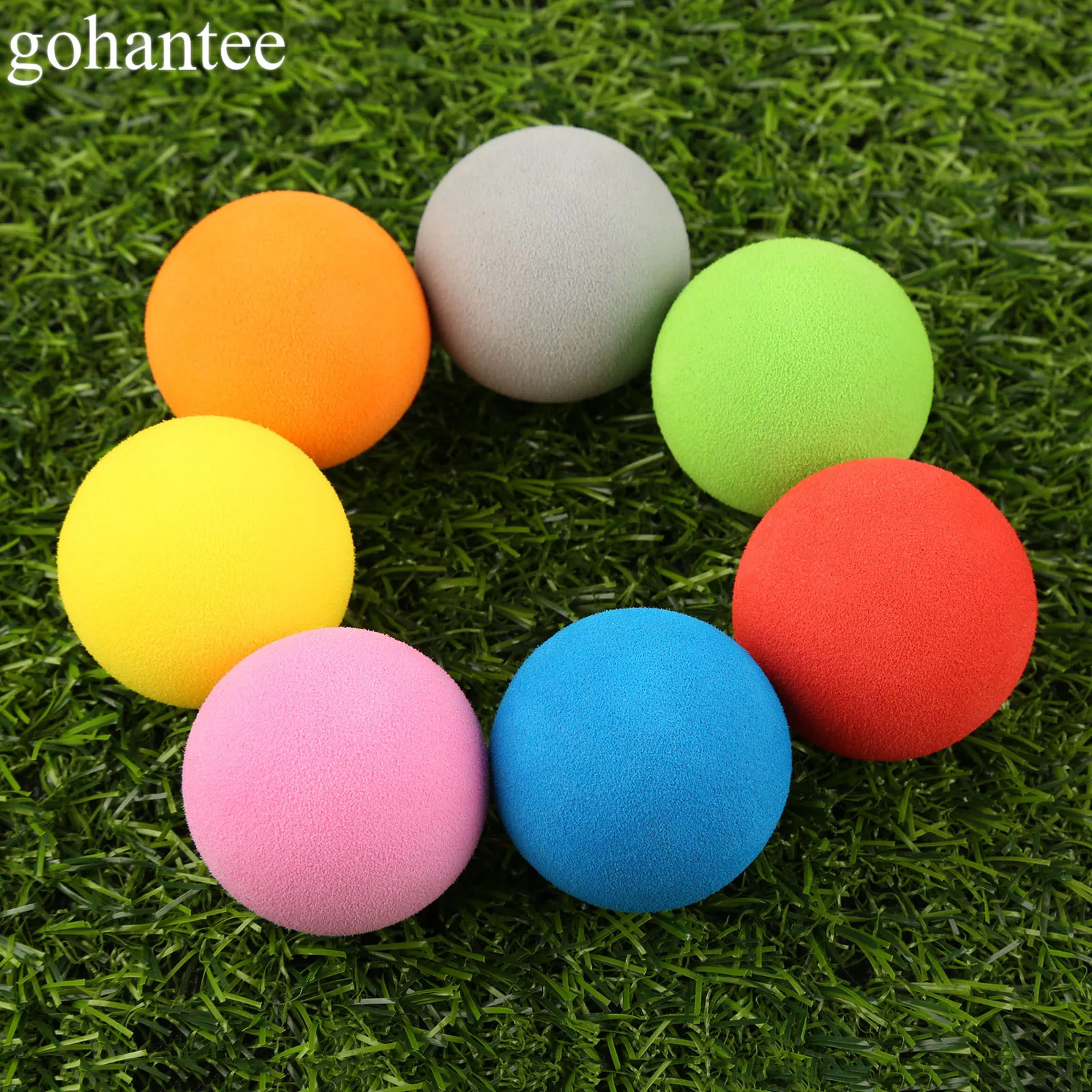 Gohantee, новинка, креативные резиновые мячи для гольфа, 6 видов шаблонов, мячи для игры в гольф, похожие на мячи для игры в регби, футбол, спорт, чемпион, мячи для гольфа