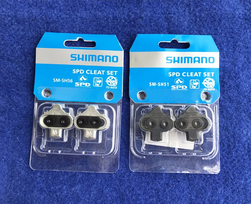 Shimano SPD SM SH51 SH56 Stollen MTB велосипед релиз мульти-релиз педали Stollen w/Cleat Mutter Platten Float berg Paar CLEAT set