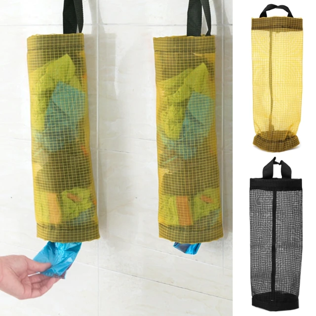Plastic Bag Holder Dispenser Hanging Storage Trash Garbage Plastic Bag Holder Dispenser Hanging Storage Trash Garbage Kitchen Organizer
