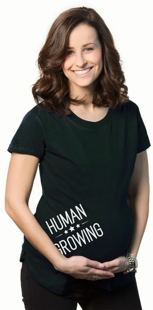 Модные летние женские футболки, футболки для беременных, топы для кормящих мам с коротким рукавом, Забавные футболки для беременных женщин