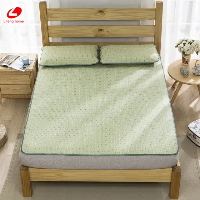 Lifeng home Summer Straw mat Cool bed mat Natural Straw Mattress Cover