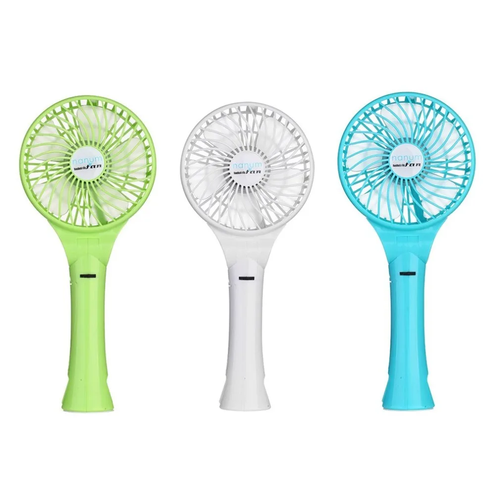

Compact Size Battery Operated USB Power Handheld Mini Fan Home Office Electric Personal Fan Cooler Fan Best Gift Drop shipping