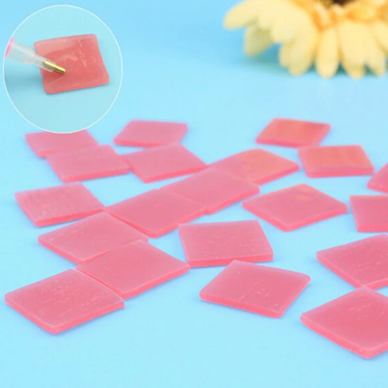 10 шт. DIY Алмазная шариковая ручка алмазная паста наклейки Dotting Стразы 2*2 см
