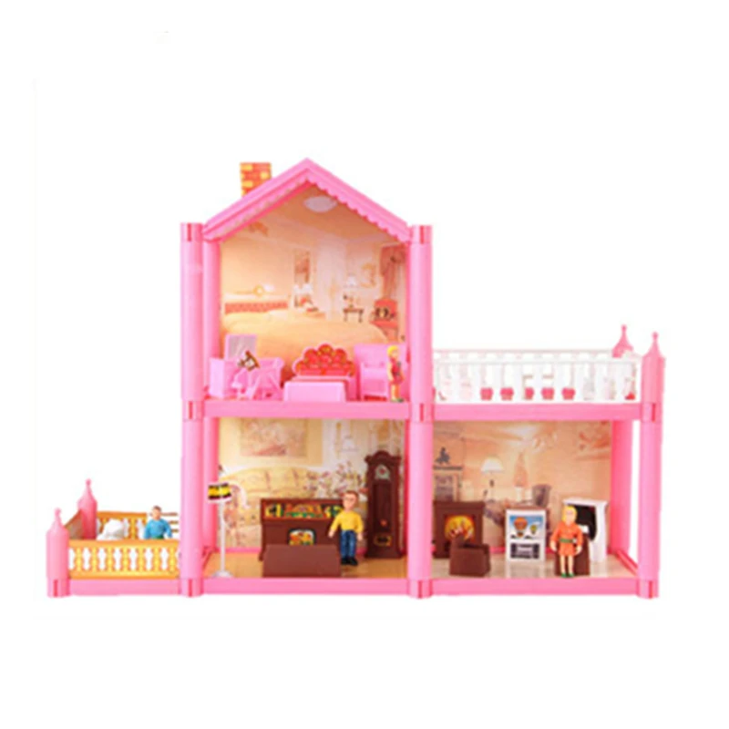 

Doll House Furniture Dollhouse Plastic Mini Diy Miniature House Accessories Children'S Toys For Children Kit Tiny Scale 1/12
