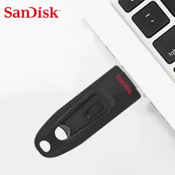 SanDisk Ultra USB флэш-накопитель USB 3.0 CZ48 128 г 64 г 32 г 256 г pendrives скорость передачи до 100 МБ/с. мини-перо диски USB3.0