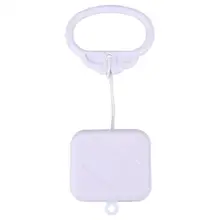 Pull Ring Music Box White ABS Plastic Pull String Clockwork Cord Music Box Baby Infant Kids