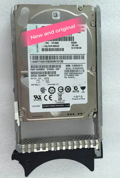 100% новый в коробке 3 года гарантии 74Y4936 74Y4934 SAS 600GB 10K 2 5 inch нужно больше углов