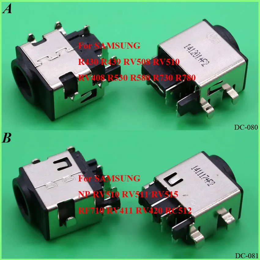 10X Ноутбук DC разъем питания для SAMSUNG R430 R439 RV508 RV510 RV408 R530 R580 R730 R780 NP RV511 RV515 RF710 RV411 RV420
