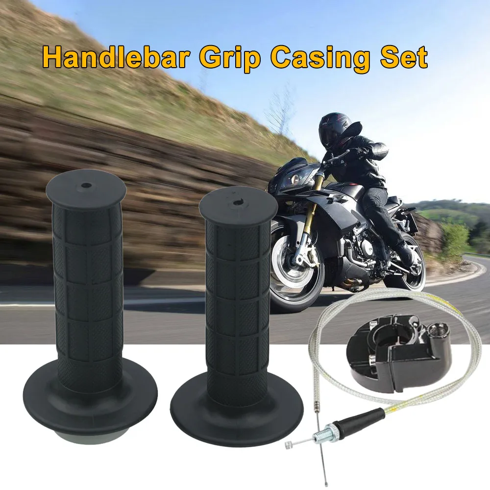 Throttle & Cable Handlebar Grip Casing Set for Honda Bike Motorcycle
