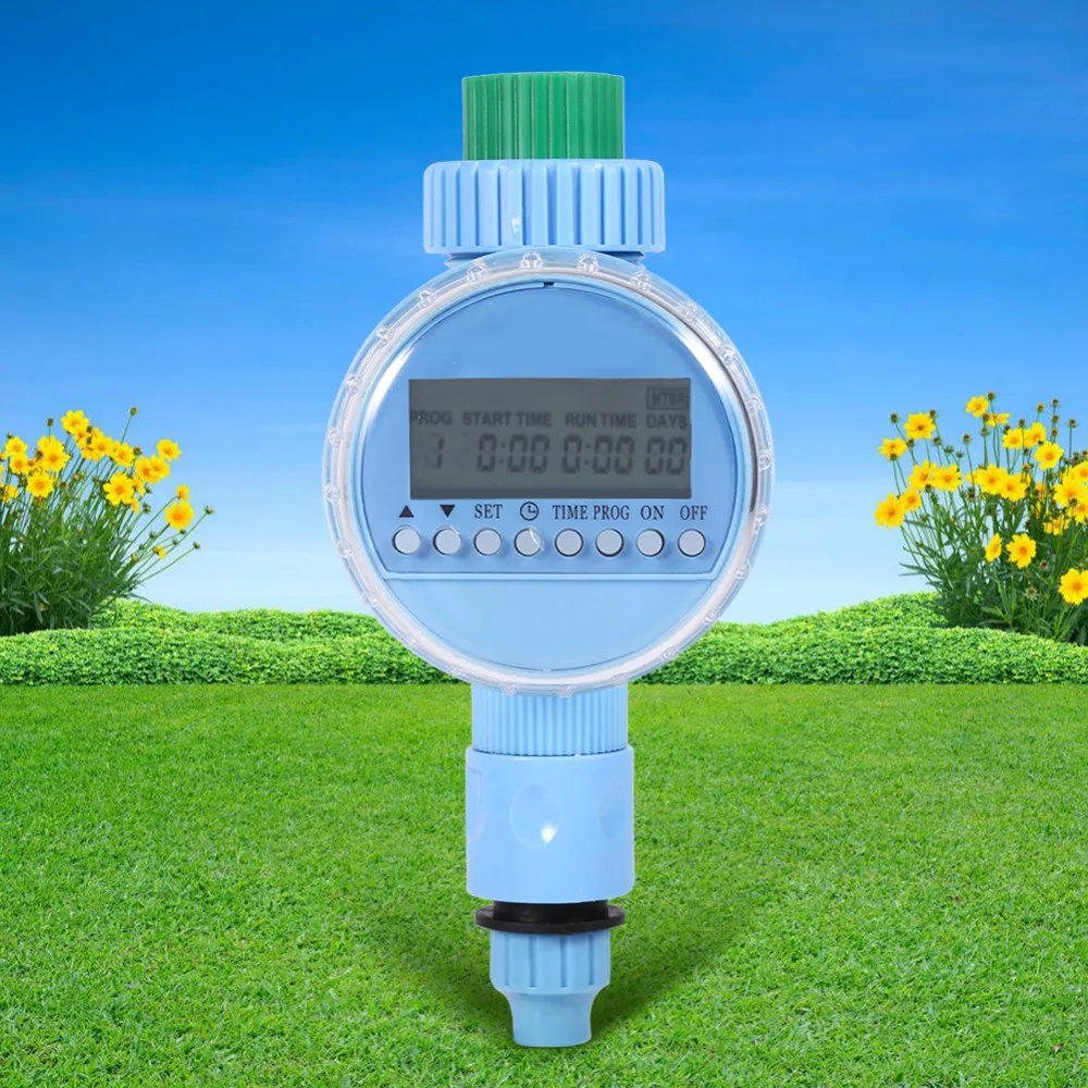 ЖК-дисплей Водонепроницаемый Автоматический электронный таймер для воды орошения полива таймер цифровой интеллектуальная система полива