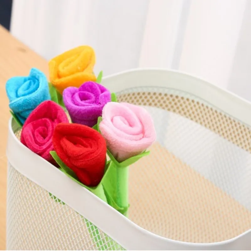 1pcs 0.5mm New Novelty Plush Roses Flower Gel pen Ball Pen Stationery Ballpoint Pen Office School Supplies Fashion Gifts