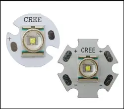 Original Cree XLamp XR-E Q5 теплый/холодный белый 1 Вт-3 Вт Фонарик светодиодный свет с 20 мм /16 мм/12 мм Base