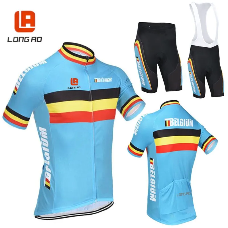 Длинная одежда для велоспорта AO Ropa Ciclismo Belgium, шорты, рукава, топы для велоспорта, шоссейный велосипедный костюм, удобная одежда bicicleta