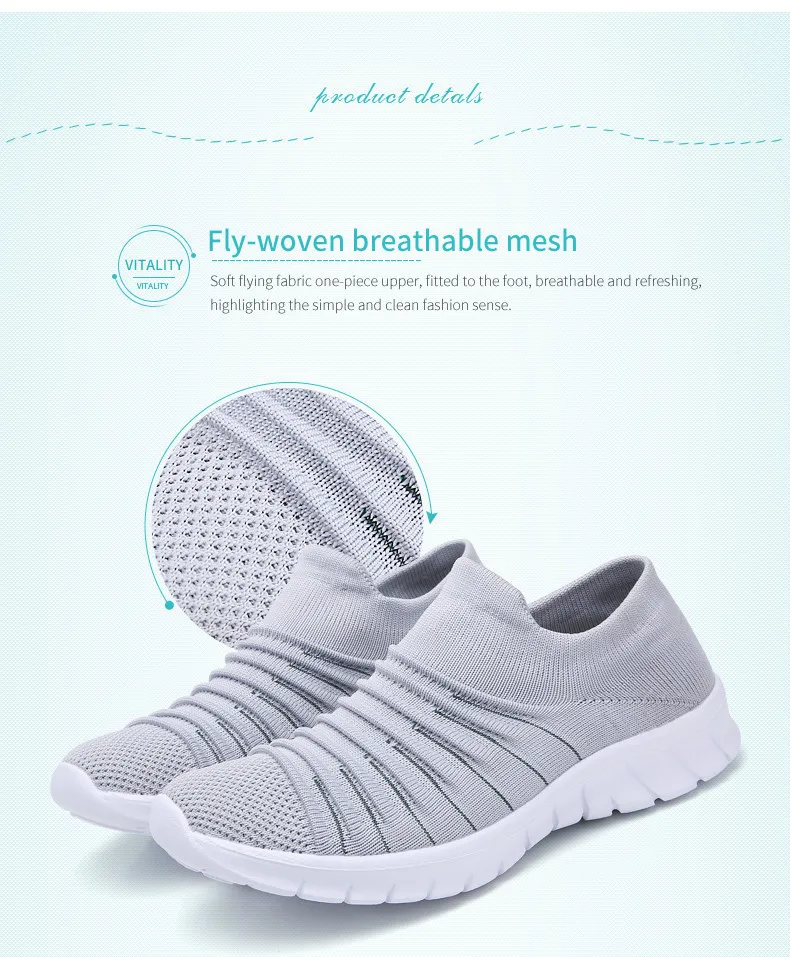 Sneakers Women Flats Shoes Summer Breathable Flying Weaving Casual Shoes Woman Slip-on creepers moccasins Ladies Shoes (3)