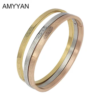 

Fashion Carter For women Pulseiras Cuff Fine Jewelry Bangles Stainless Steel Cuff Bangle Bracelet Femme