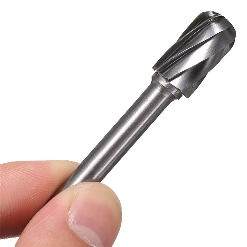 6mm Rotating Tungsten Steel 6 Flutes 63mm Grinding Cut Rotary Burr C10