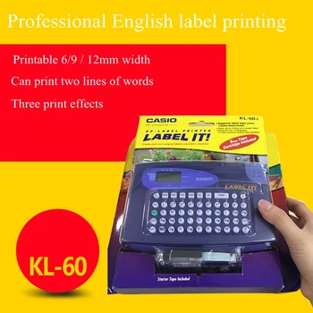 

Original KL-60-L Portable English label machine, can print 6/9 / 12mm label
