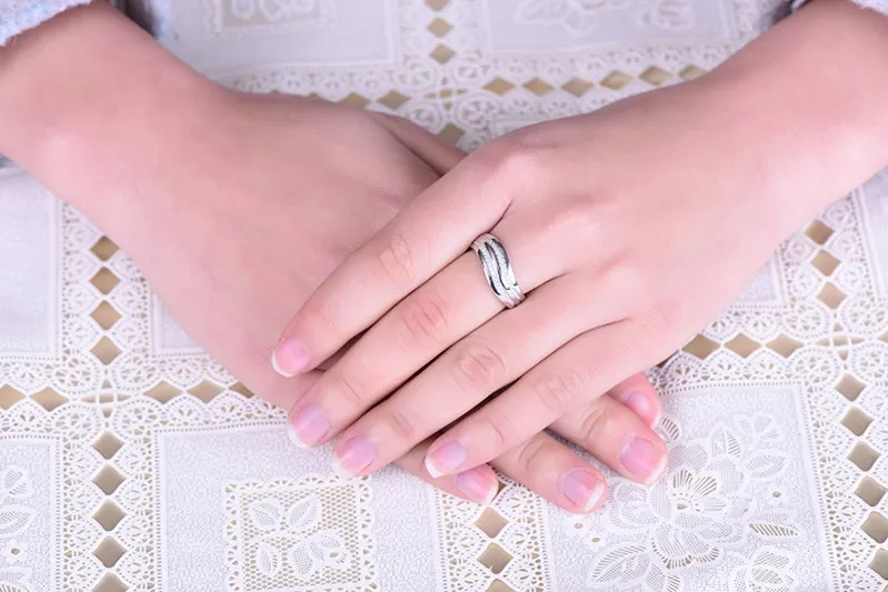 925 sterling silver rings, rings for women,engagement ring ,wedding ring,for silver ring band,for 925 wedding ring for ring finger ring DL54610A (11)