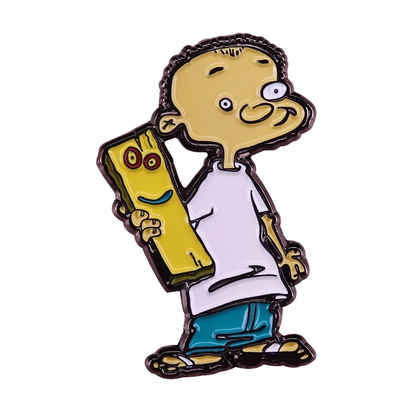 Jonny Plank Abzeichen Ed Edd N Eddy Inspiriert Pin Cute Cartoon Brosche Pop Kultur Schmuck Lustige Kinder Freunde Geschenk Brooches Aliexpress