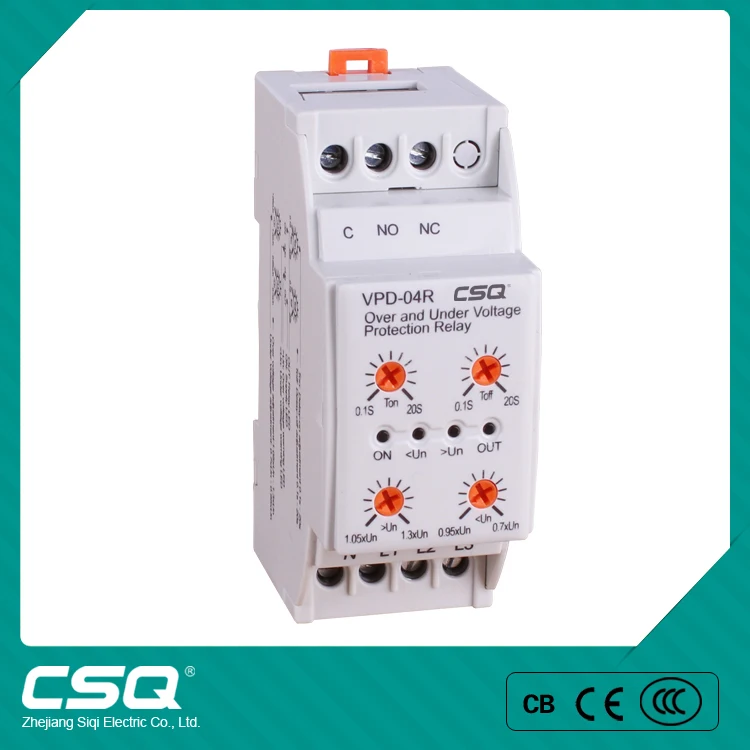 VPD 04R over and under voltage protection relay / under over voltage